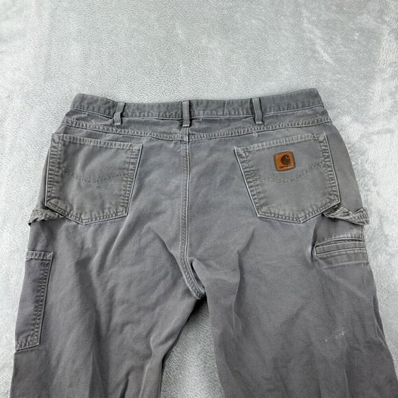 Carhartt Grey Loose Fit Denim Pants Men’s Size 40 x 34 - Picture 7 of 12